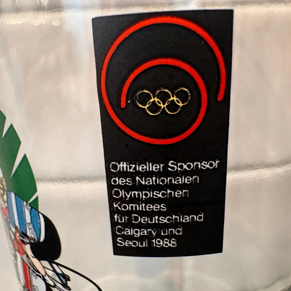 Vintage 1988 Spaten Munchen 6 Tage-Rennen Cycling Beer Glass Rastal 0.5L Olympic